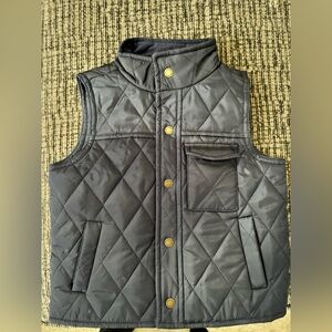 Janie and Jack Quilted Navy with Gold Accents